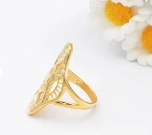 Wholesale High Quality Ladies Finger Gold Plated Ring 18K Gold Jewelry