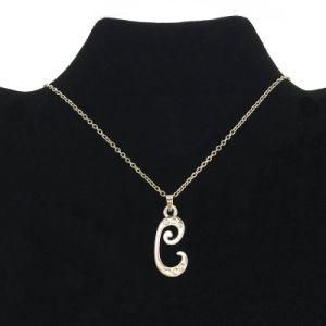Letter C Pendant Charms Necklace Wholesale (FLN16040709)