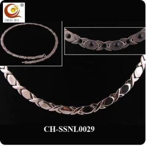 Health Magnetic Germanium Stainless Steel Necklace