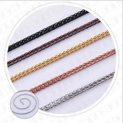 316L Stainless Steel Making Necklace Round Wire Chopin Chain