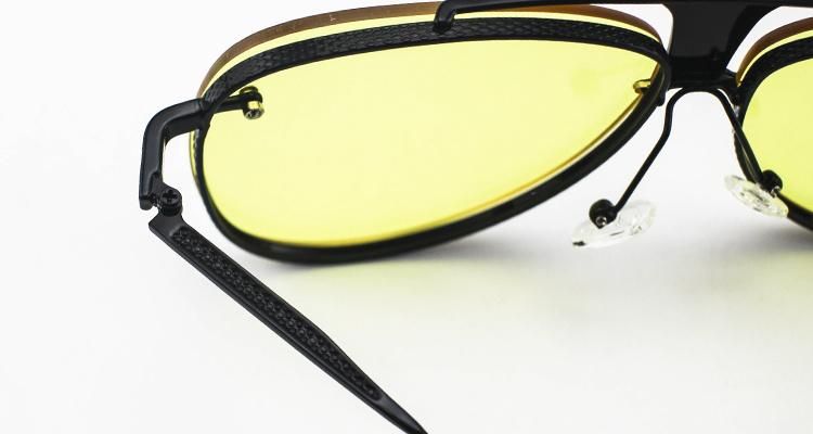 Round Top Flat Metal Frame Women Wholesale Sunglasses