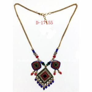 Jewelry Multi Beads Chain Heart Necklaces for Women