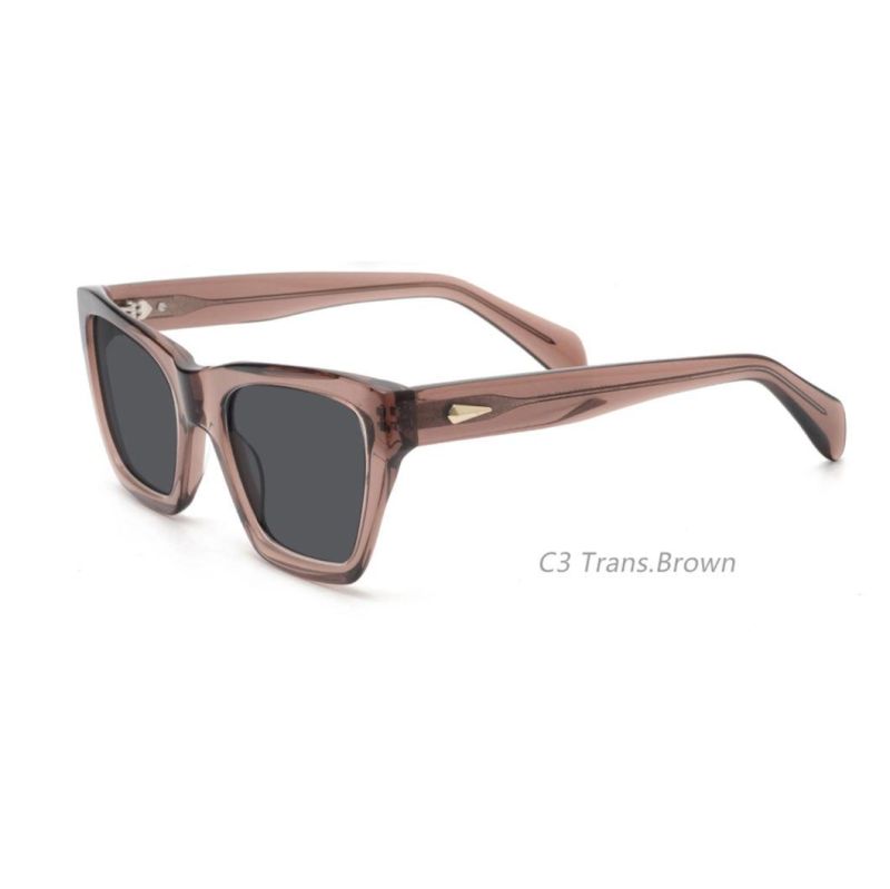 2022 High Quality Women Tac UV400 Men Acetate Polarized Sunglass