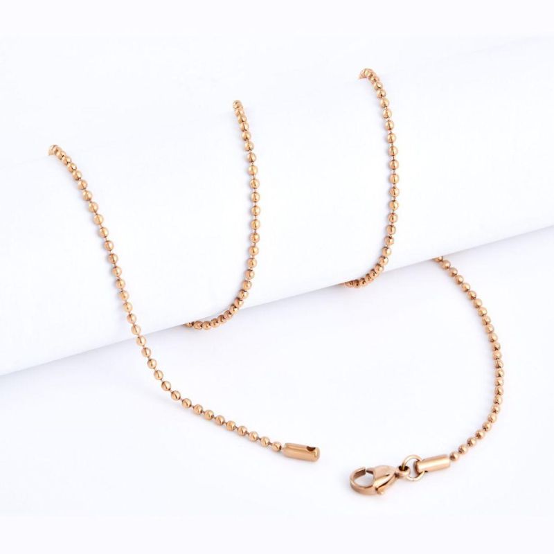 Fashion Accessories Stainless Steel Beads Chain Jewelry Fashion Design for Necklace Bracelet Gift Handcraft Design