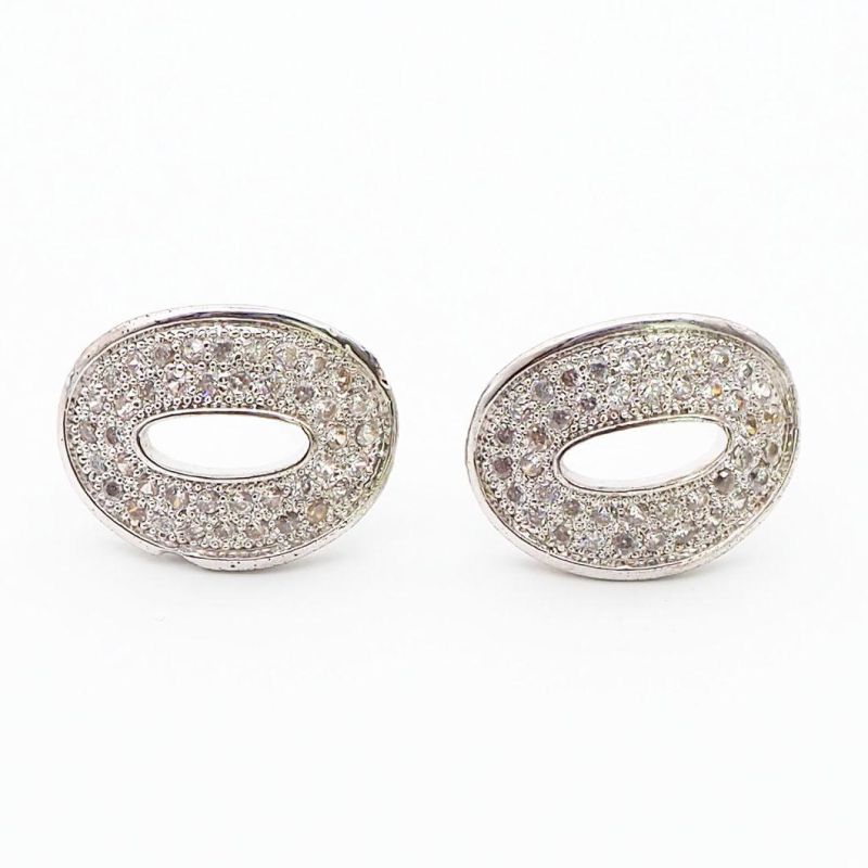 925 Sterling Silver with CZ Earrings Fashion Jewelry Jewellery for Wholesale