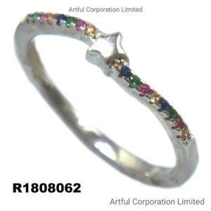 Fashion Design Star 925 Sterling Silver Ring