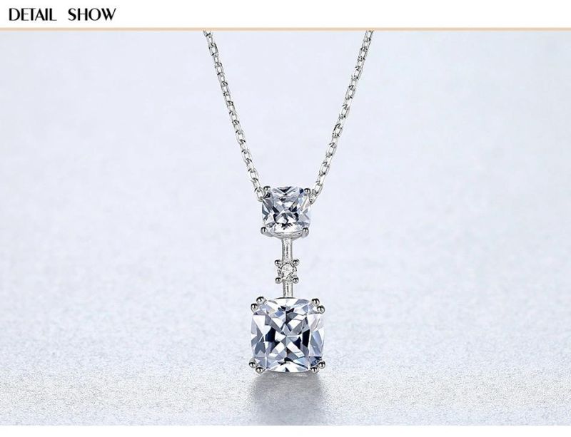 Fashion Glitter Party Shinny Diamond Tennis Girl Pendant Necklace