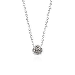 Fashion Womens Crystal Accessory Stainless Steel Necklace