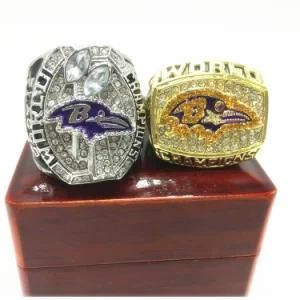 Customized Wholesale NFL Baltimore Ravens NFL Championship Ring