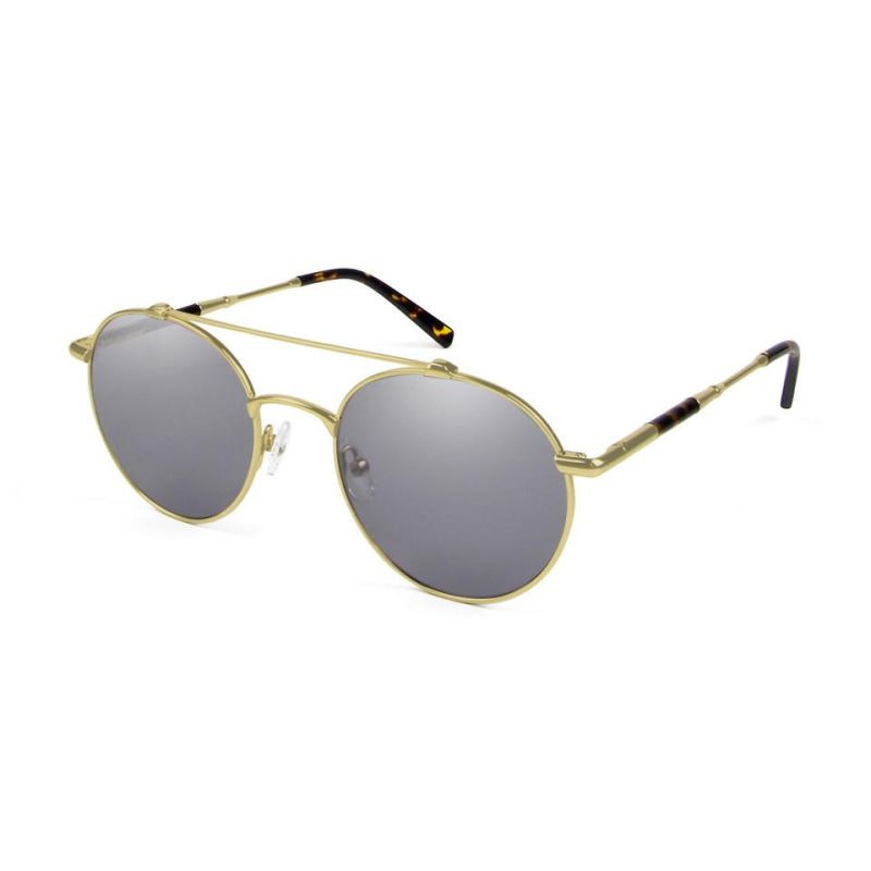 Hot Sale Fashion Men Retro Full-Frame Polarized Sunglasses Men High Quality Optical Vintage Round Metal Glasses Women
