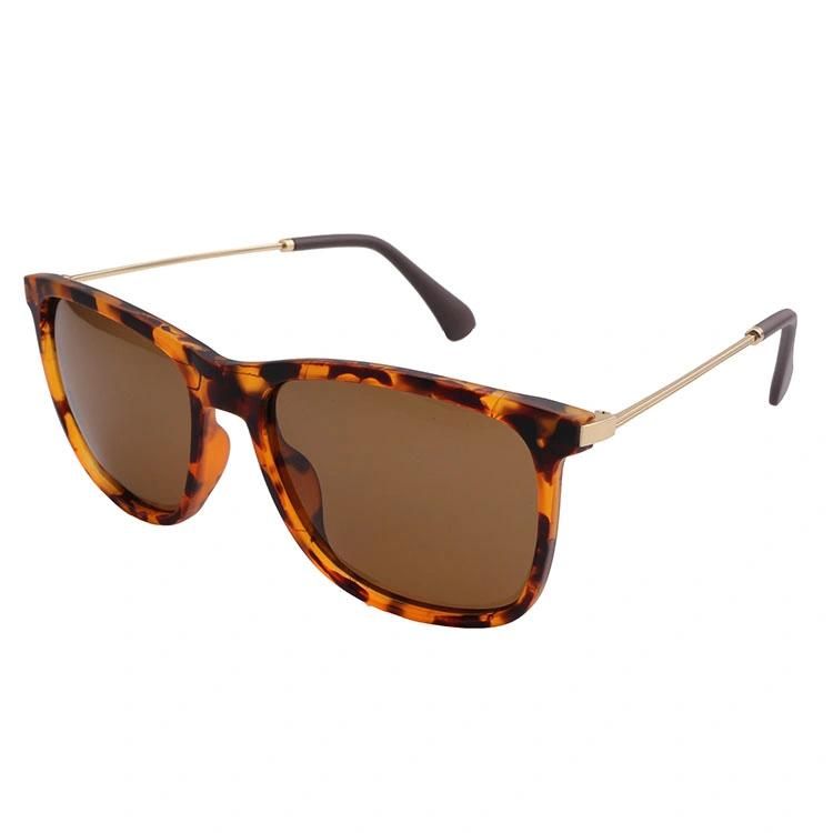 PC Frame Metal Tips Style Eyes Fashion Shades UV Sunglasses for Men