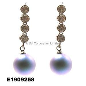 Wholesale/925 Sterling Silver/Jewelry/Fashion Design/Pearl Earring/High Quanity/