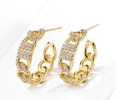 Fashion Elegant CZ Earring Jewelry. Bridal Wedding CZ Earring
