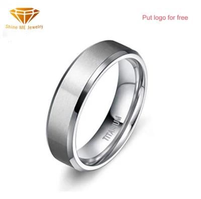 High Quality Silver Jewelry Ultra-Light Titanium Ring Tr4304