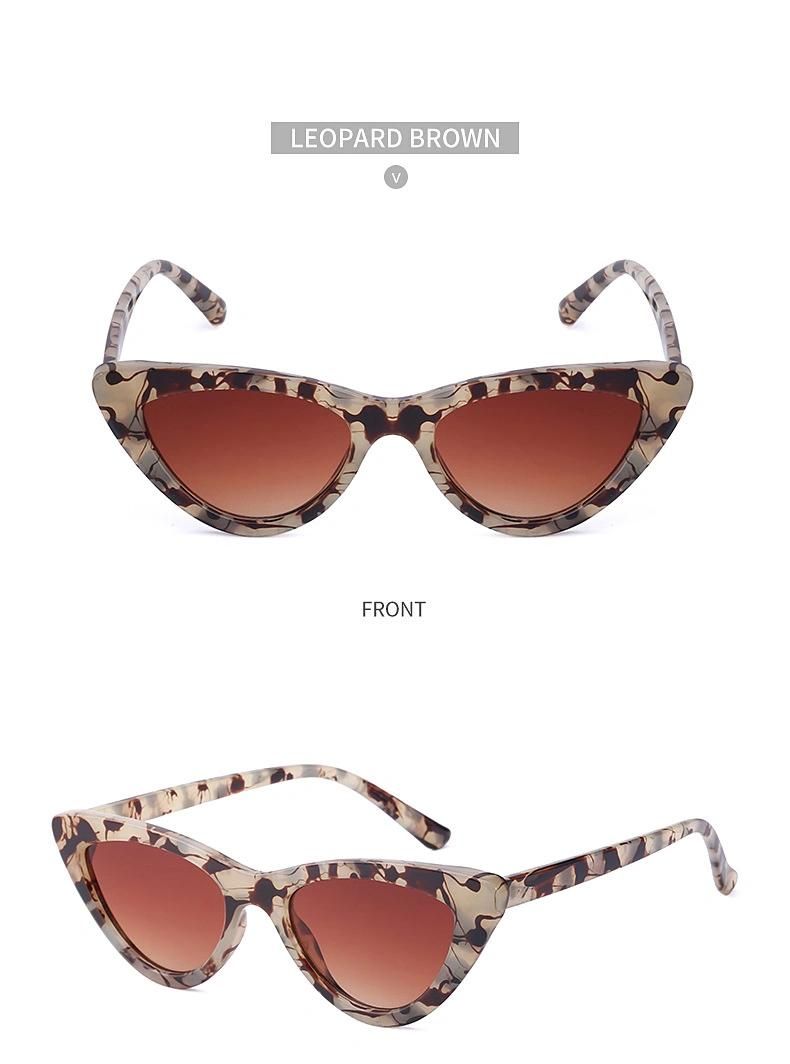 Women Cheap Wholesale High Quality Sun Glasses UV400 Custom Logo Cat Eye Frame Trendy Fashion Sunglasses Wholesale Sunglass
