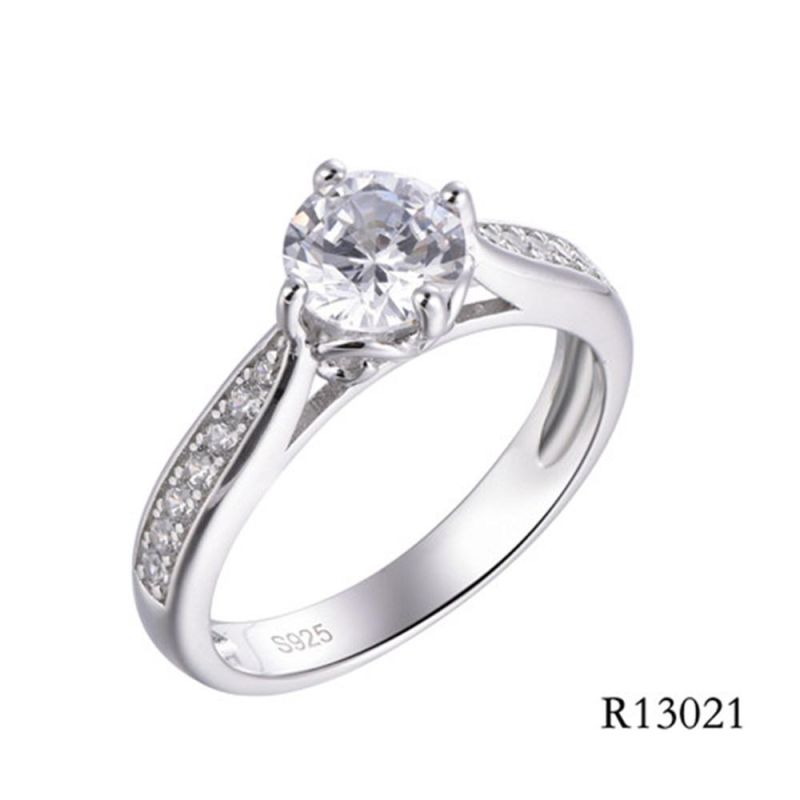 Daily 925 Silver with CZ Ring for Women 