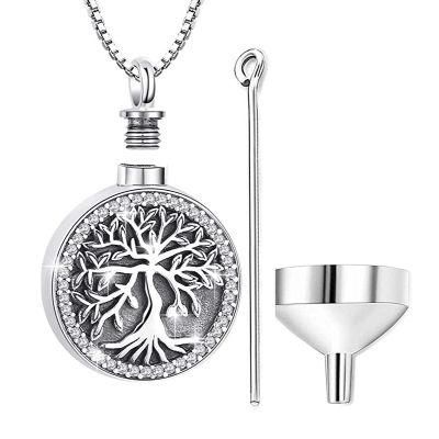 Tree of Life Titanium Steel Souvenir Pendant Jewelry Necklace