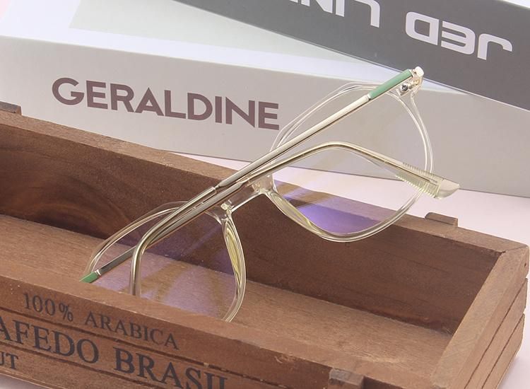 Oval Frame Anti-Blue Lenses Student Glasses Flat Glasses. Sunglasses.