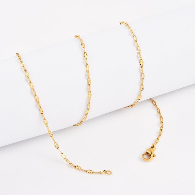 New Fashion Design 316L Stainless Steel Silver Lip Chain Lady Bracelet Anklet Necklace Jewelry