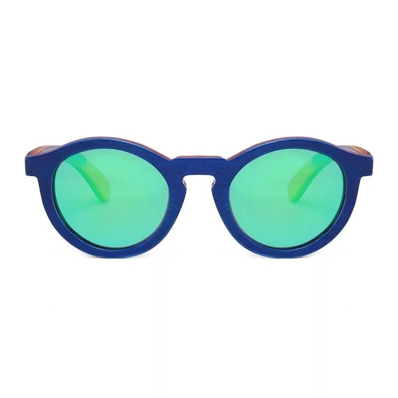 Cute Children Kids Polarized UV400 Wooden Sunglasses