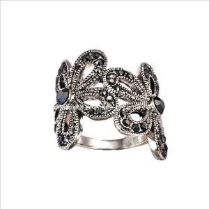 Fashion Jewelry - Five Leaves Flower Ring (R1A539)