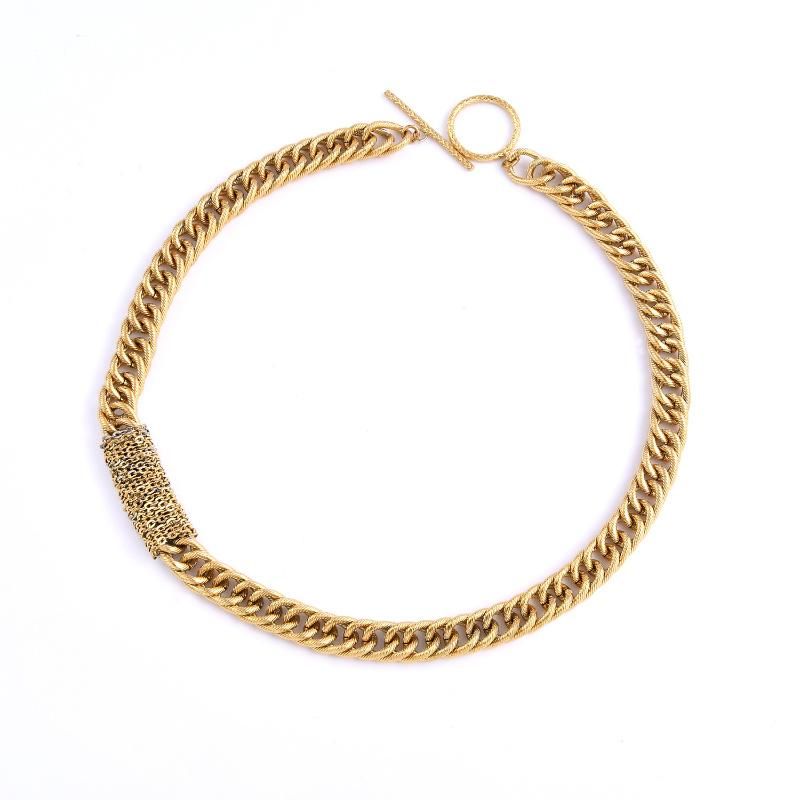 Handmade fashion Necklace Jewelry Gold Plated Stainless Steel Lady Choker Necklaces