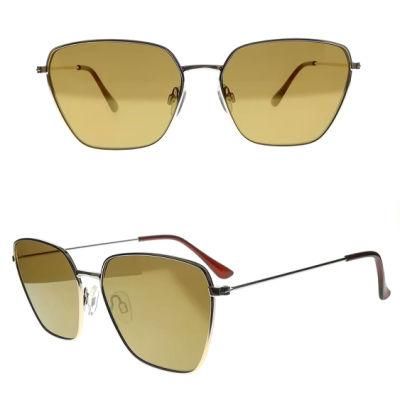 New Stylish Polygon Metal Sunglasses