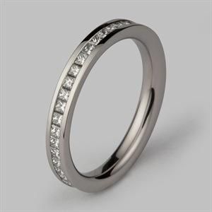 Fashion Design Jewelry Zircon&#160; &#160; Stainless Steel Women Ring