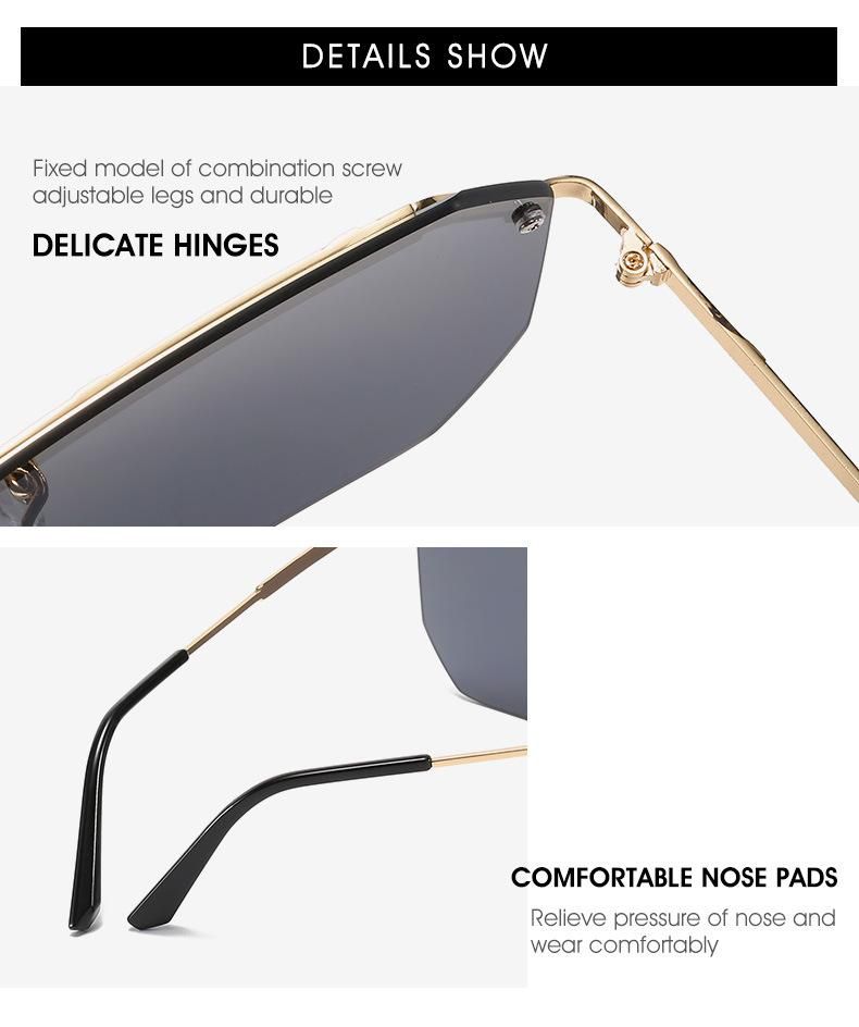 Square Goggle One PCS 3 USD Metal Sunglasses