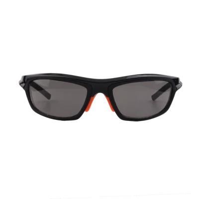 Thin Temple Sports Sunglasses with Orange Nose Pad