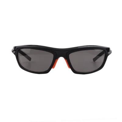 Thin Temple Sports Sunglasses with Orange Nose Pad