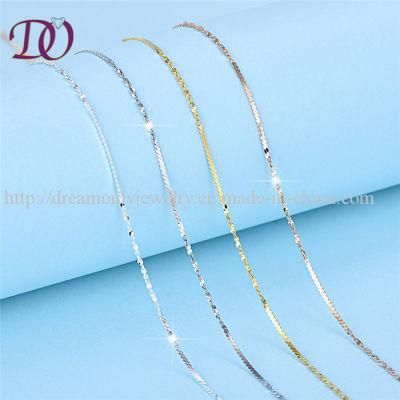 Wholesale Fine Jewelry 18inch 925 Sterling Silver Chain for Cage Pendant