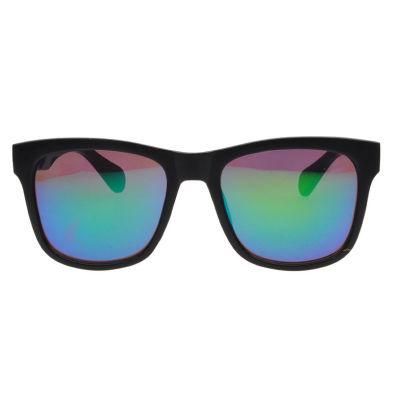 2017 Classical Square Shape Fashion Sunglasses with Green Mirror