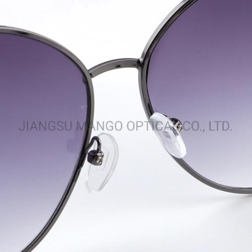 Ellipse Blue Lens Female Comfortable Sunglasses