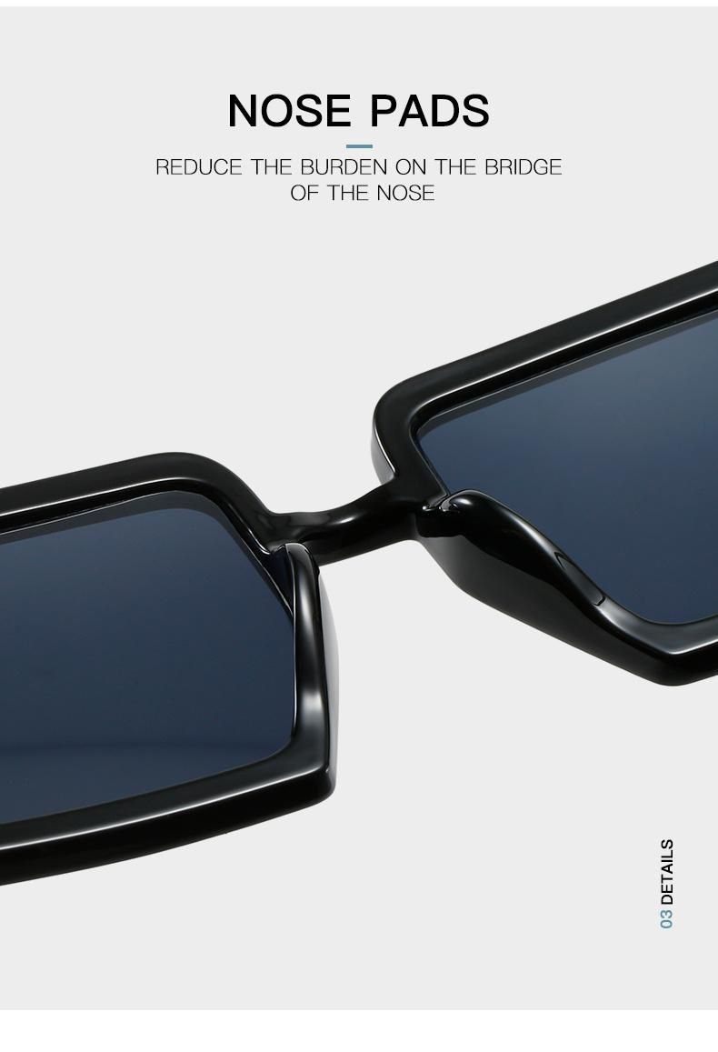 Glasses for New Retro Frame Sunglasses Female Chain Type Metal Temple Sunglasses Cross-Border Foreign Trade Glasses
