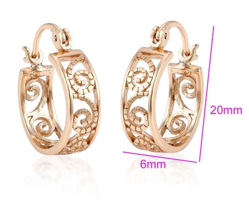 Fashion 2022 New Arrival 18K Gold Plated Huggies Earring for Lady