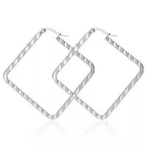 Yongjing Jewelry Stainless Steel Fashion Hoop Earrings (YJ-E0060)