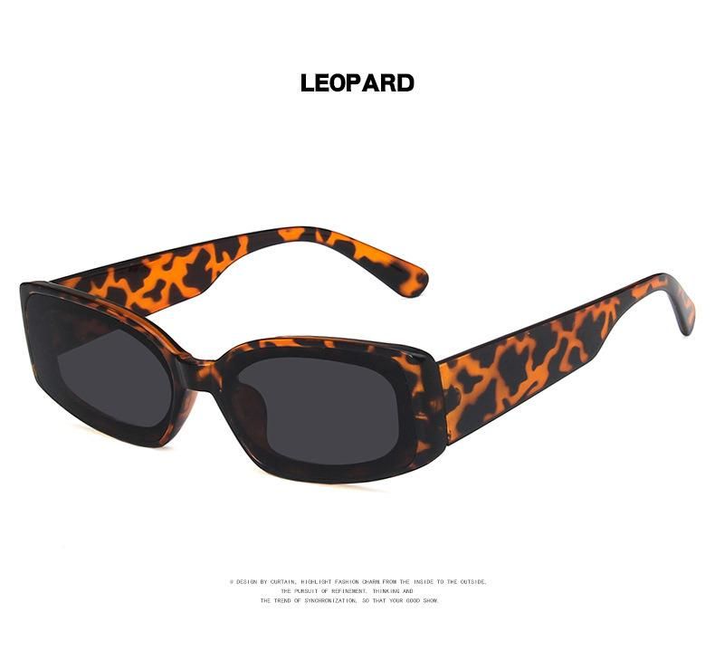 New Trend Color Small Box Men and Women Personality Funny Punk Style Sunglasses Small Square Frame 2022 Hot Sale in Foreign Trade