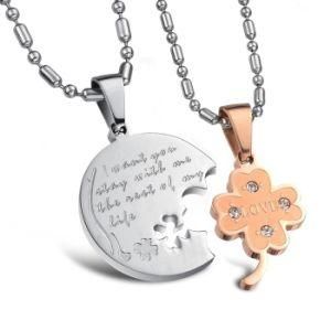 Fashion Couple Stainless Steel Pendant (PZ6028)