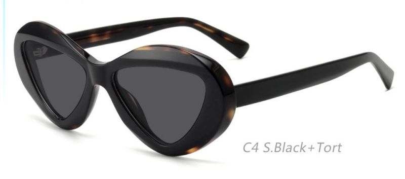 Oversized Triangle Cateye Polarized Sunglasses for Women Men Big Trendy Sunnies 1648s