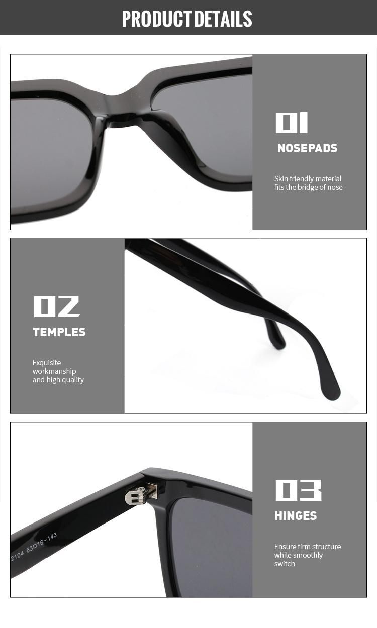 2022 Designer Hot Sale High Quality Popular Retro Lady′ S Polarized Sunglasses