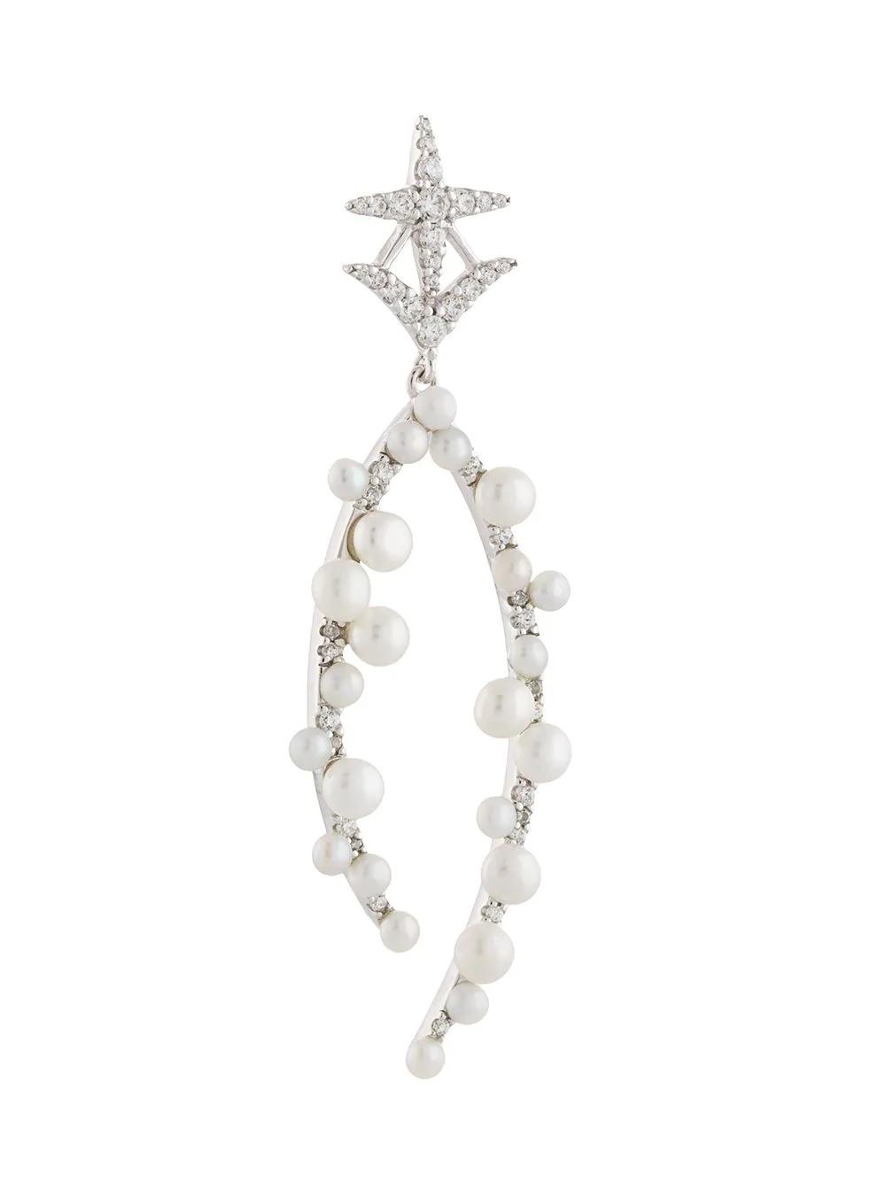 Fashion Pearl Temperament Long Earrings Jewelry