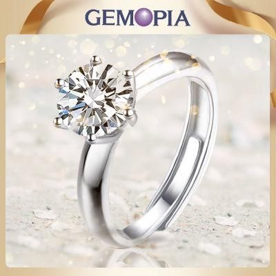 Fashion 925 Silver Jewelry for Women Engagement Gift Elegant Rings