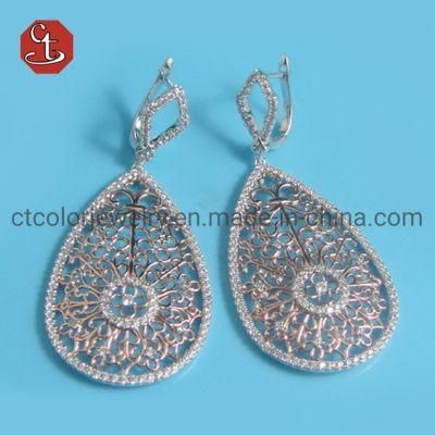 Earrings Water Drop Dangle Pierced Earrings Women Girls Big Long Drop Earrings Fashion Jewelry
