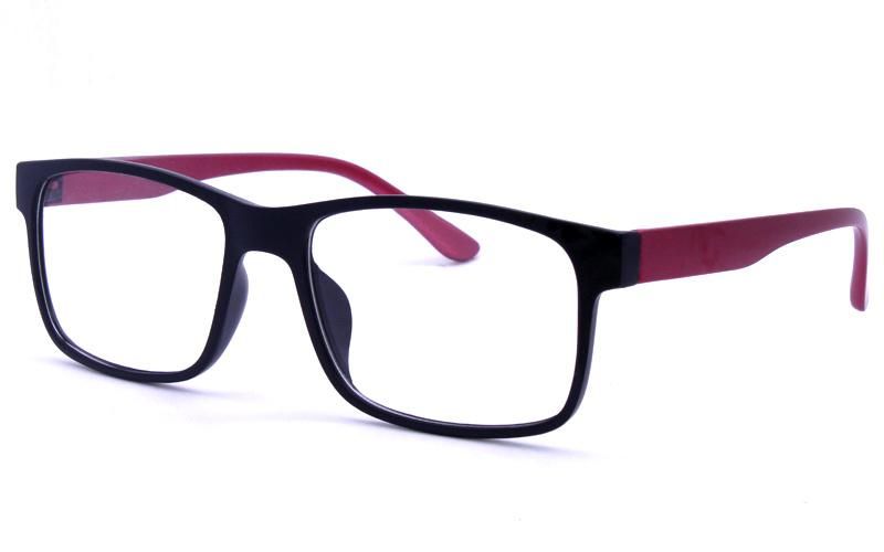 Good Quality and Competitive Price Multicolor with Stamping Temples Blue Light Rectangle Plastic Reading Glasses