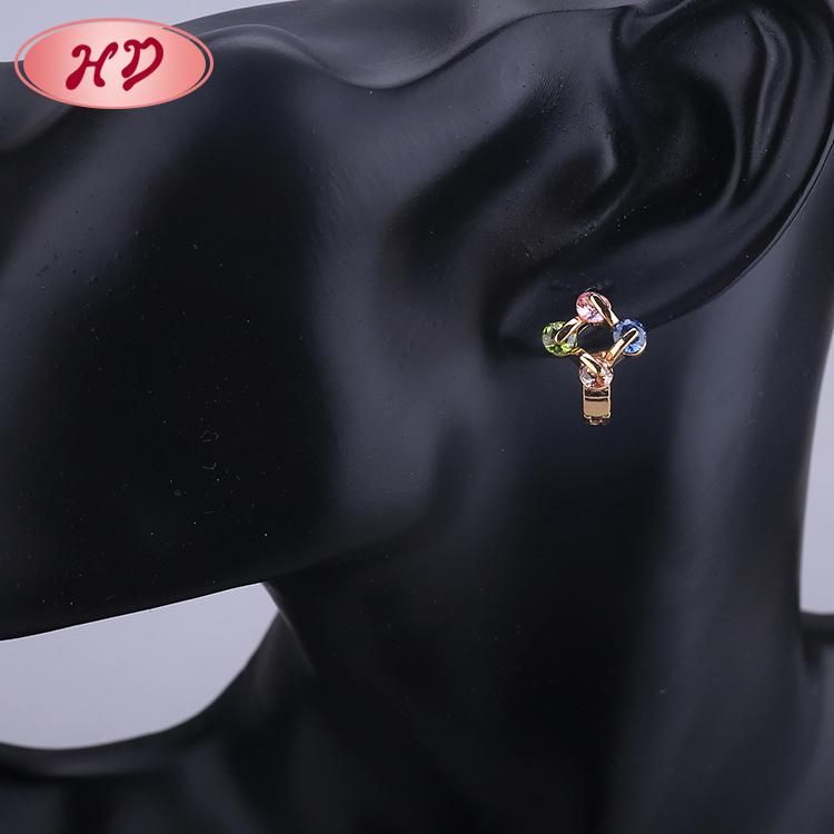 Wholesale 2020 Popular Gold Plating Korea Gemstone Earring