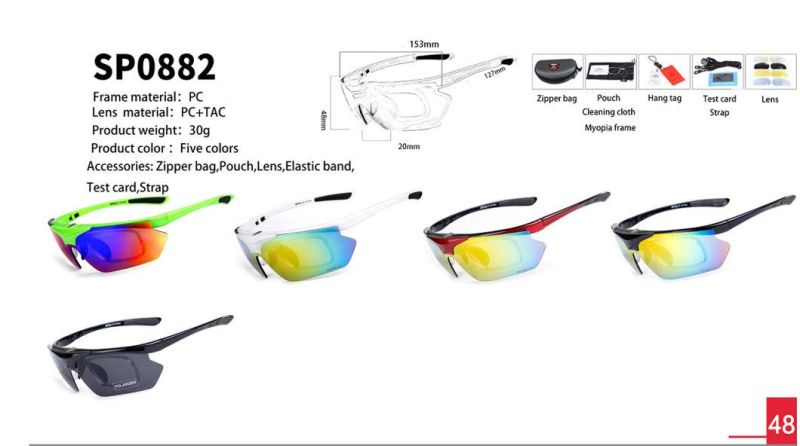 2022 New Trendy Oversize PC Sport Sunglasses High Quality Polarized Cycling Bike Glasses Wholesale Vintage Eyewear