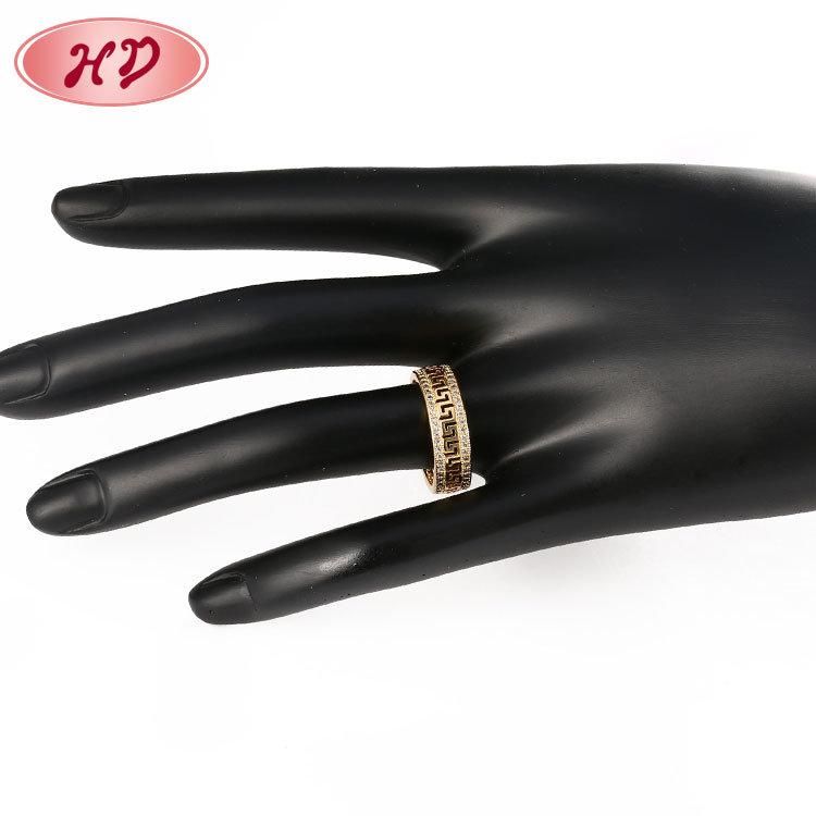 Fashionable Costume Diamond 18K White Gold Latest New Model Wedding Rings Jewelry Designs Wholesale