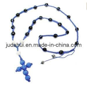 Shamballa Cross Necklace (JDH-NK2031)