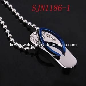 Fashion Men Jewelry Flip-Flops Design Stainless Steel Pendant